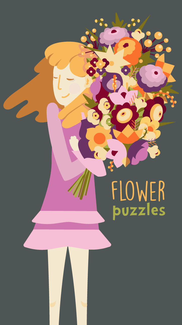 Puzzles flower arrangement