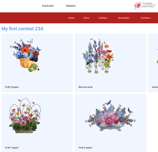 Flower Arrangement Contests