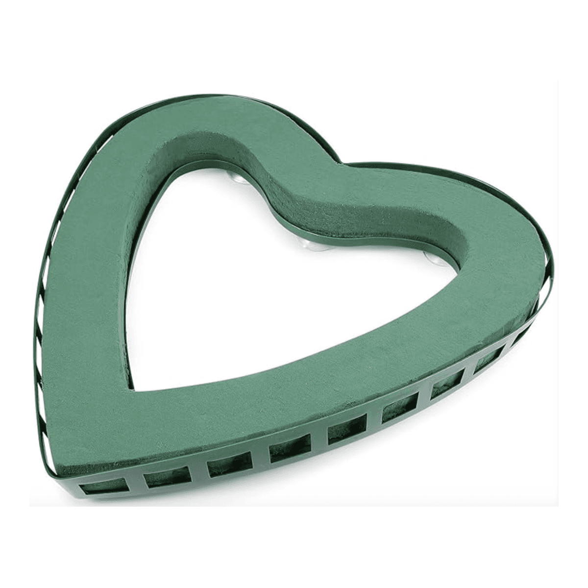 Heart-Shaped Floral Foam Cage – Romantic Base for Wedding Décor